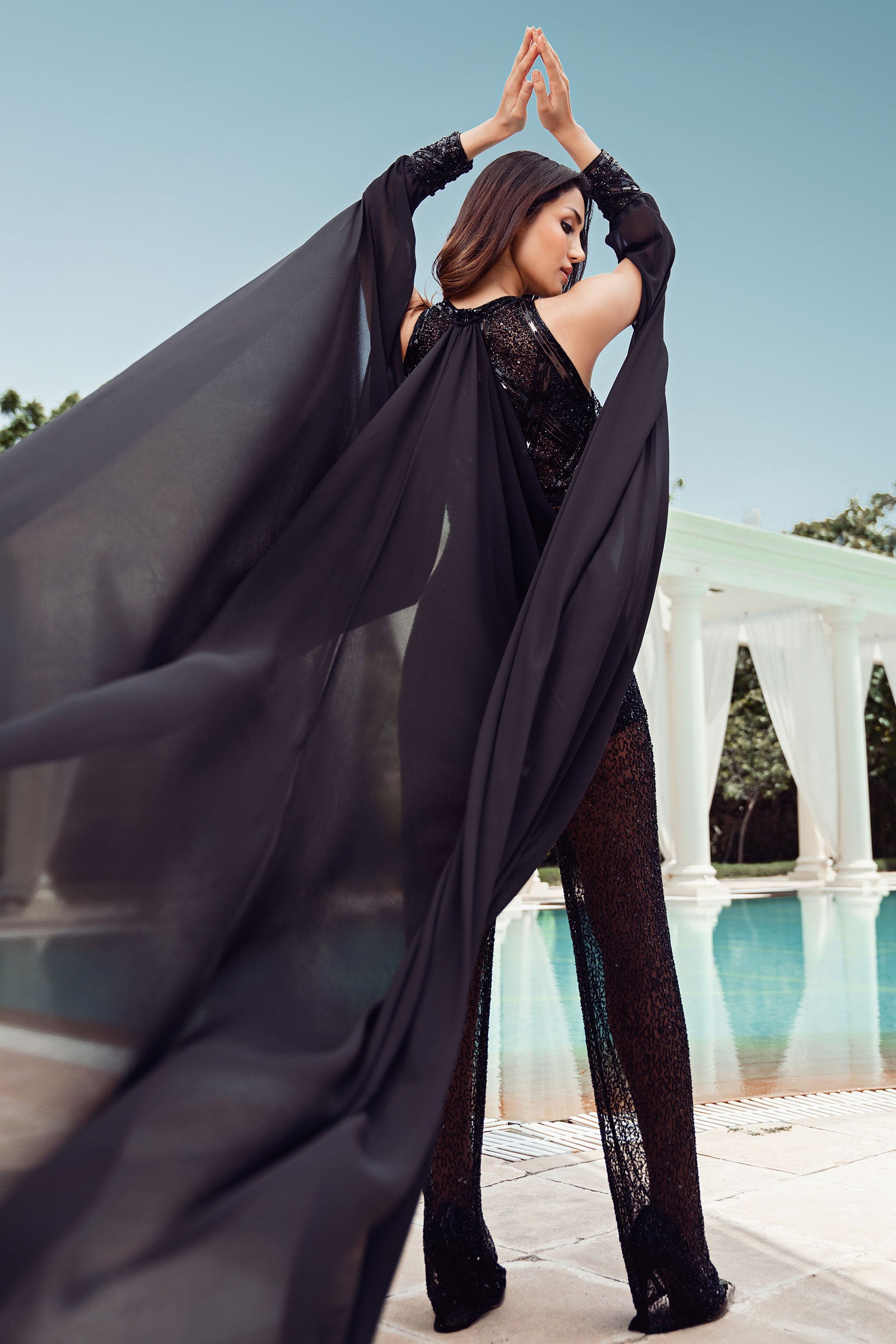 Trail cape jumpsuit cheap